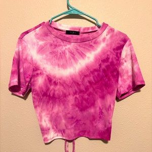 Girls Saints 21 Tie dye Shirt - Open Back - Large